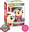 FUNKO POP! - DC Comics - Holiday Superman in Holiday Sweater #353 - Flocked Special Edition